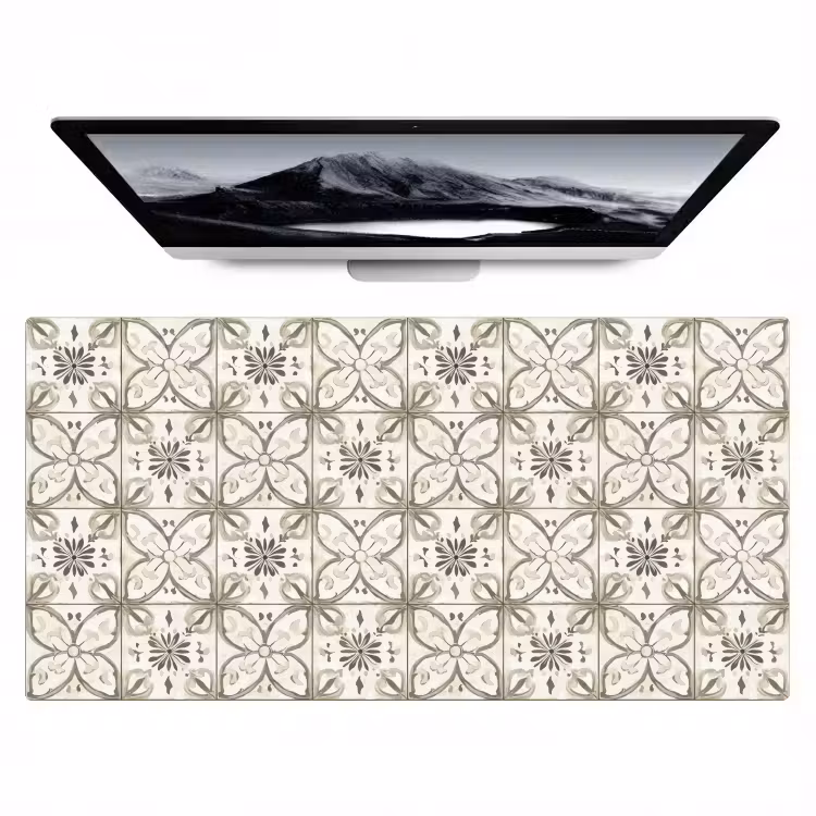 Bureau onderlegger - Antiek - Tegel - Beige — 1