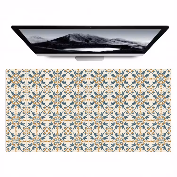 Bureau onderlegger - Patroon - Klassiek - Kleurrijk — 1