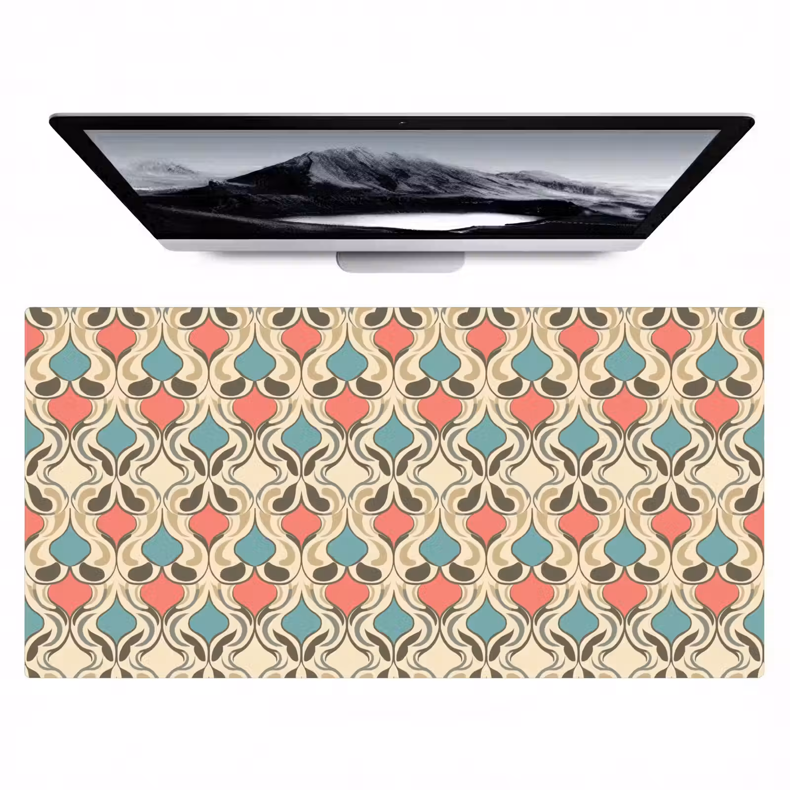 Bureau onderlegger - Barok - Retro - Kleurrijk — 1