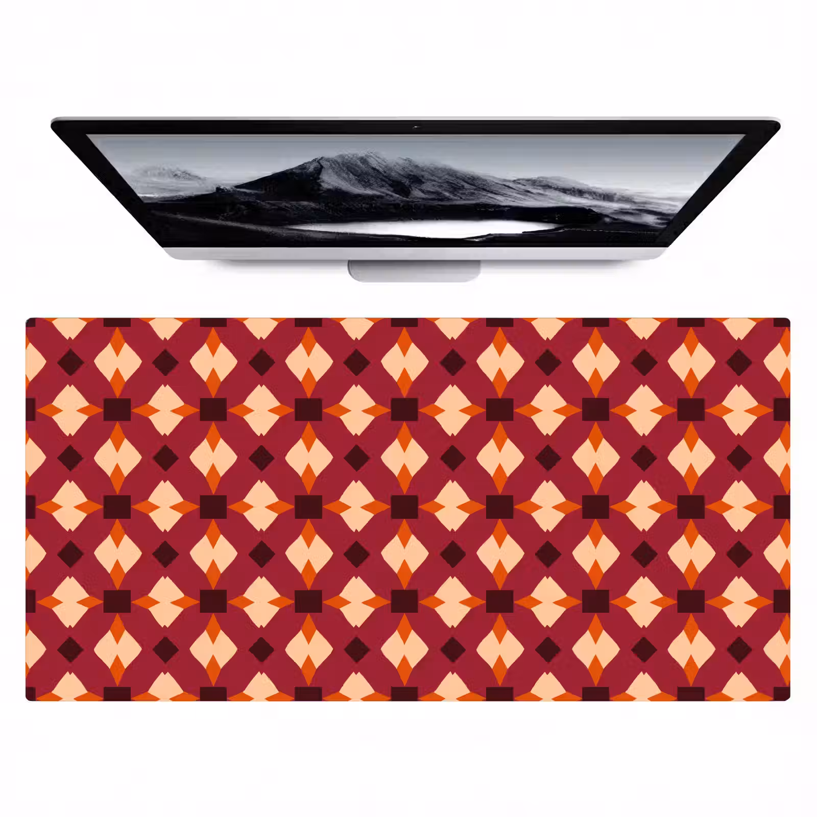 Bureau onderlegger - Retro - Patroon - Kleurrijk — 1