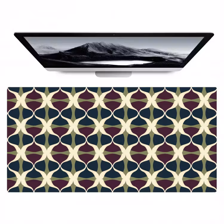 Bureau onderlegger - Abstract - Retro - Kleurrijk — 1