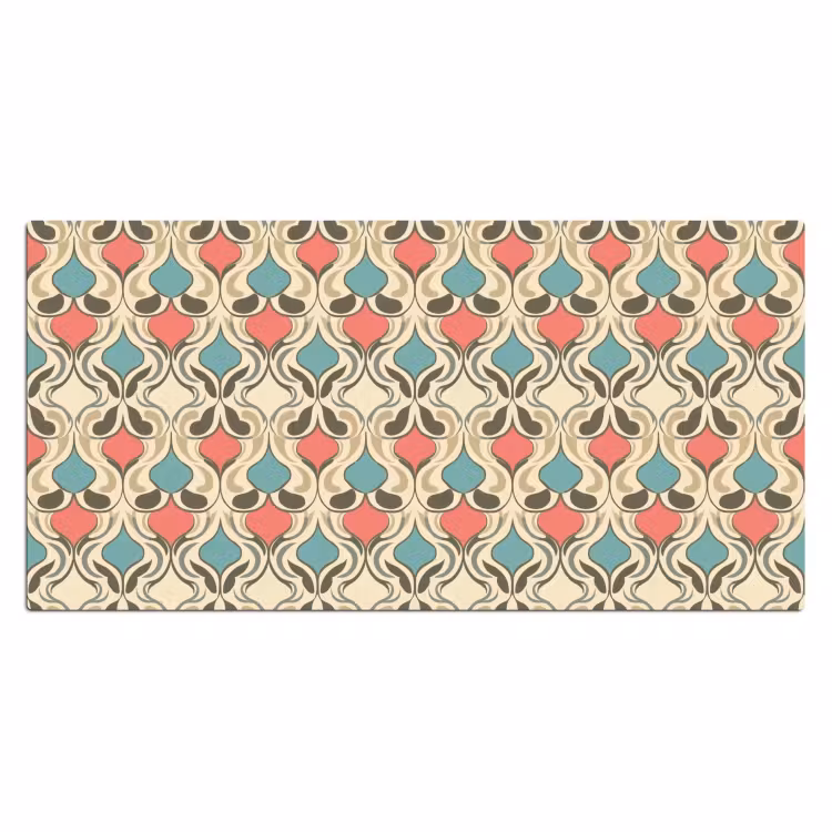 Bureau onderlegger - Barok - Retro - Kleurrijk — 2