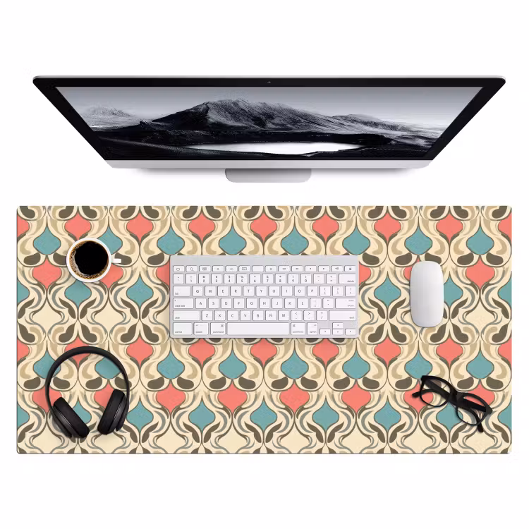 Bureau onderlegger - Barok - Retro - Kleurrijk — 4