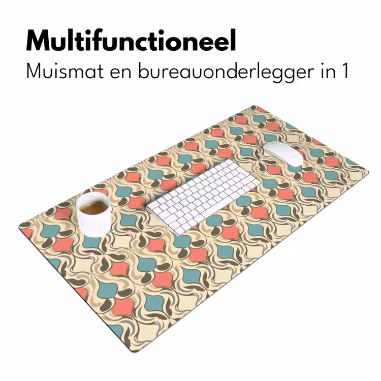 Bureau onderlegger - Barok - Retro - Kleurrijk — 7