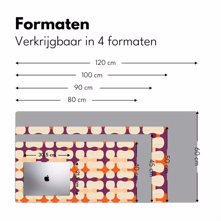 Bureau onderlegger - Modern - Patroon - Kleurrijk — 8