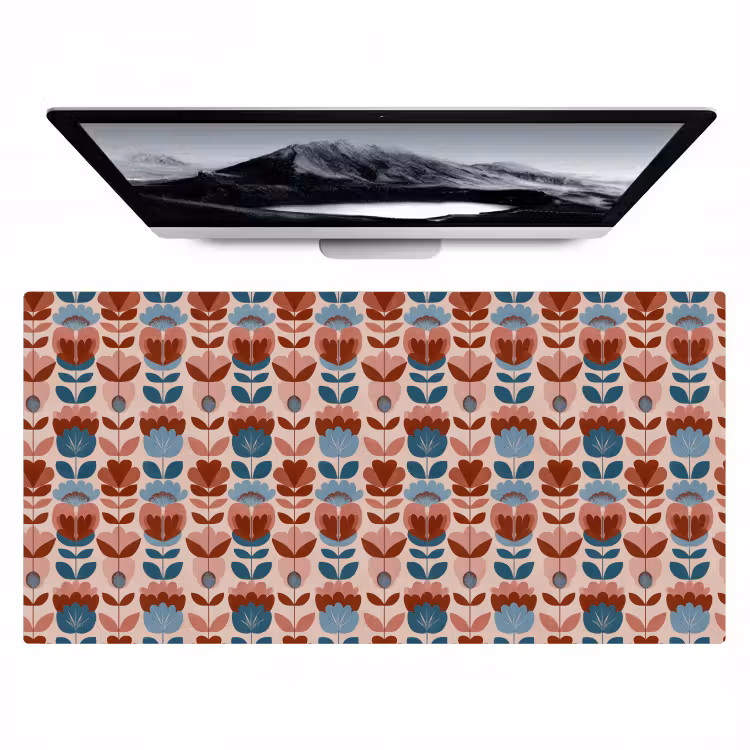 Bureau onderlegger - Vintage - Motief - Kleurrijk — 1