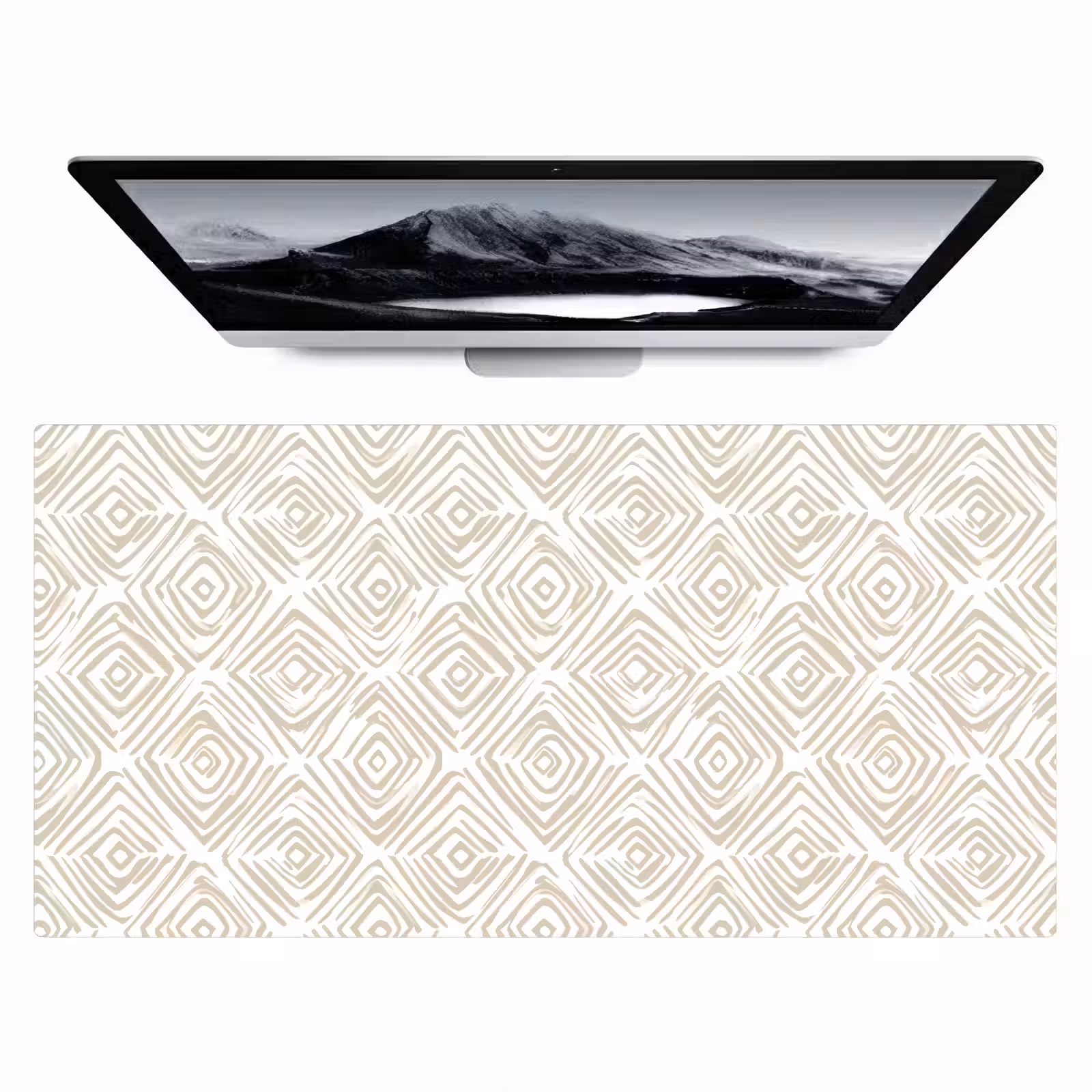 Bureau onderlegger - Abstract - Ruit - Beige — 1