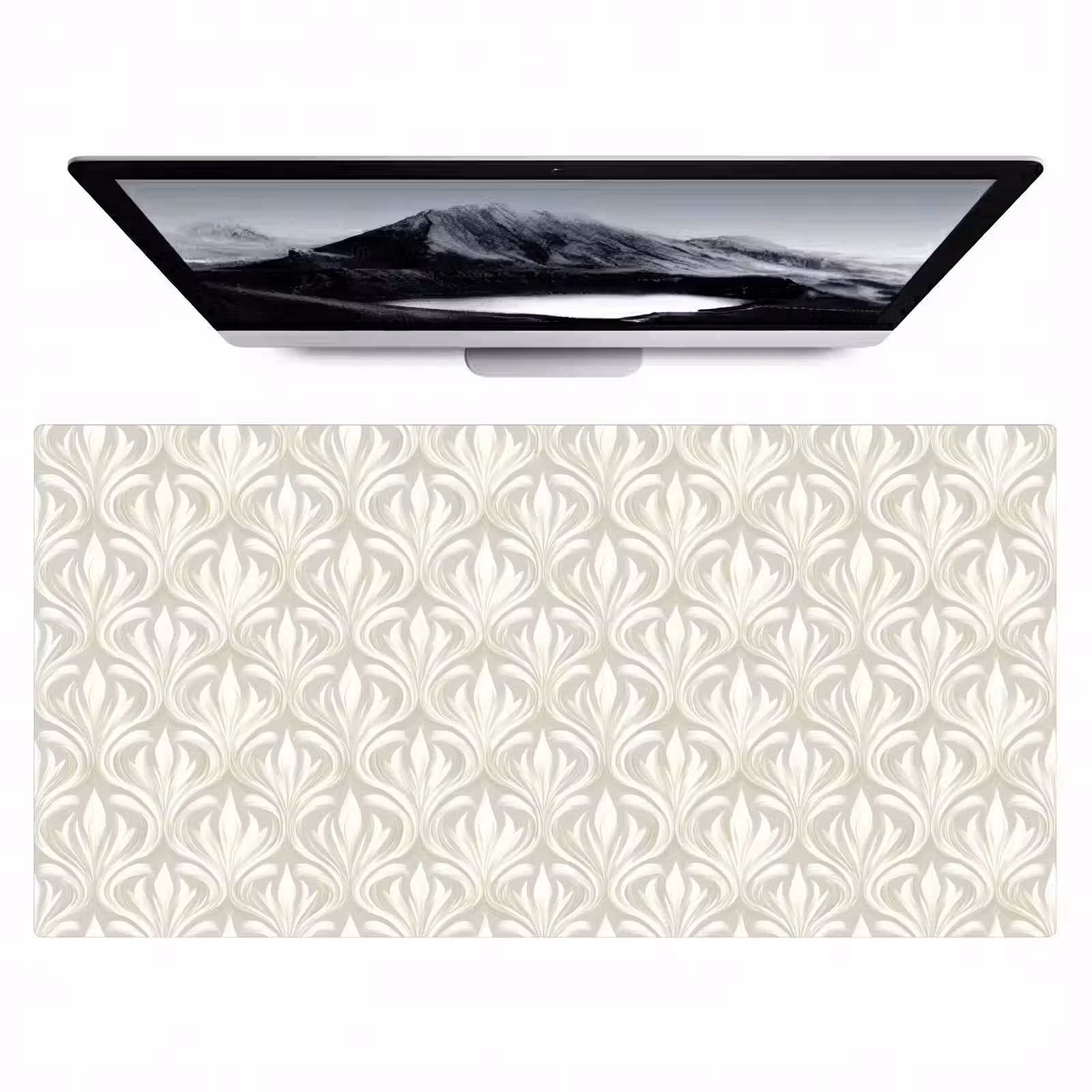 Bureau onderlegger - Barok - Patroon - Beige — 1