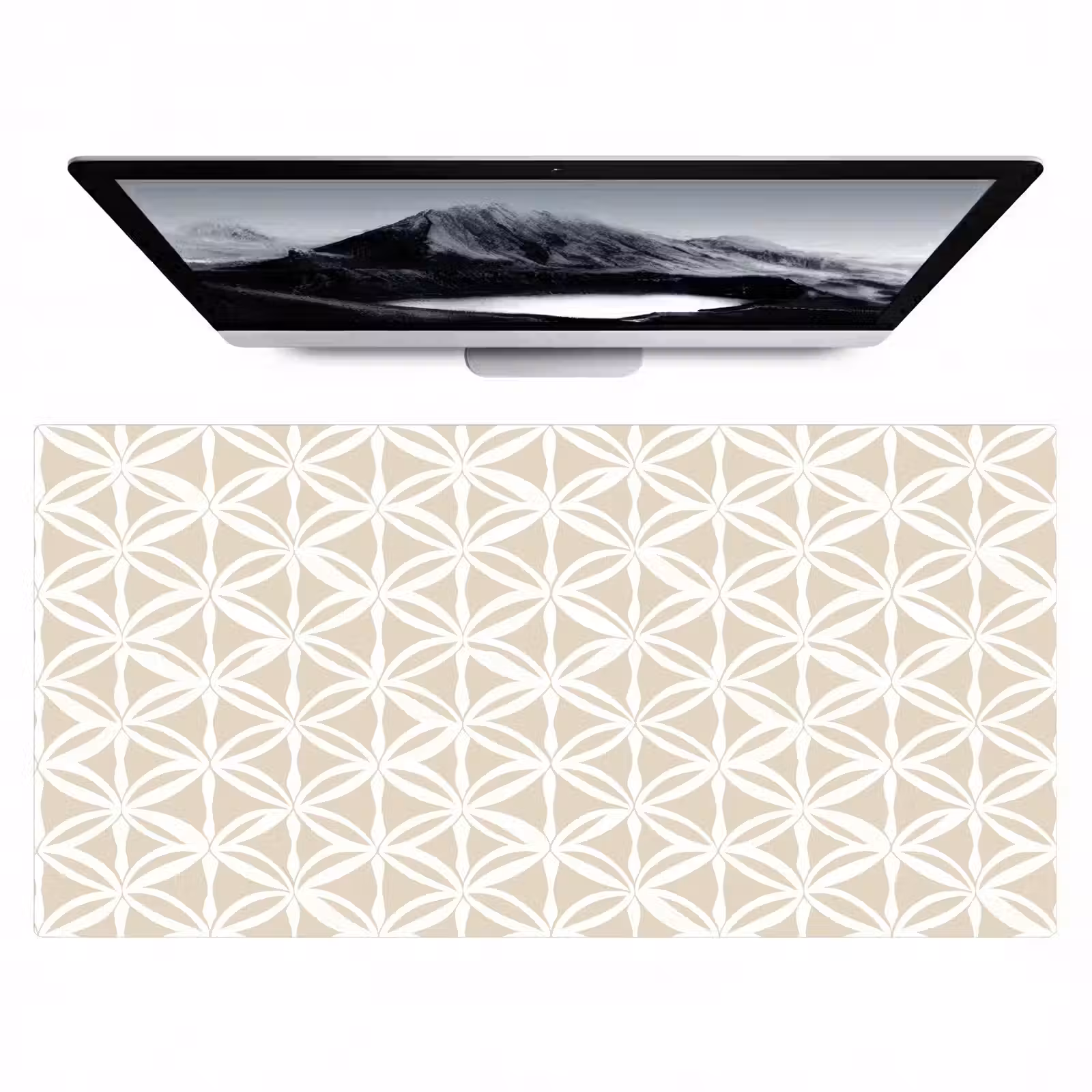 Bureau onderlegger - Motief - Modern - Beige — 1