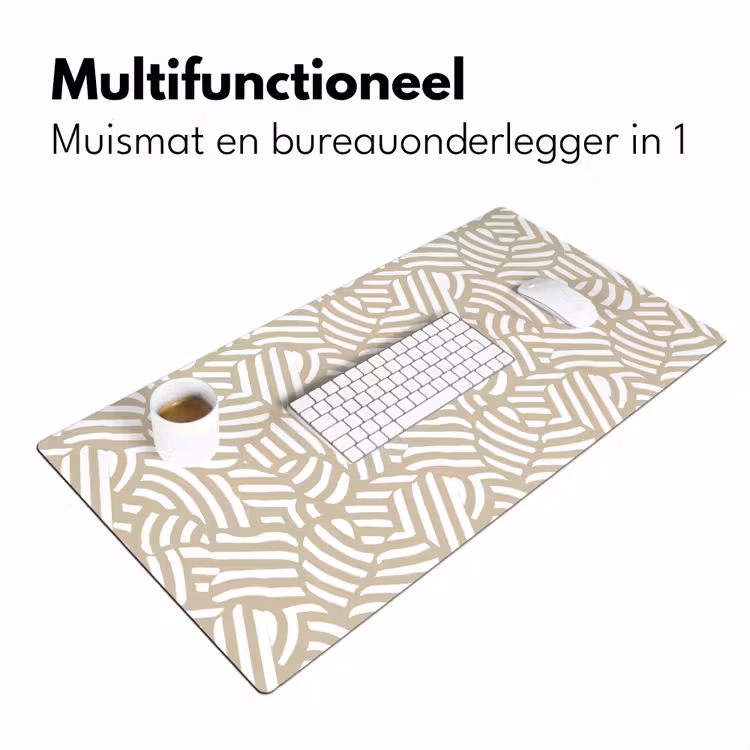 Bureau onderlegger - Abstract - Modern - Beige — 7