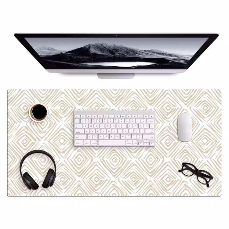 Bureau onderlegger - Abstract - Ruit - Beige — 4