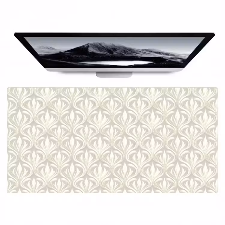 Bureau onderlegger - Barok - Patroon - Beige — 1