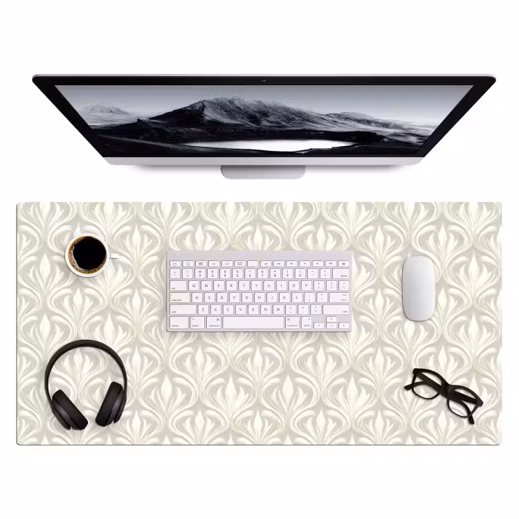 Bureau onderlegger - Barok - Patroon - Beige — 4