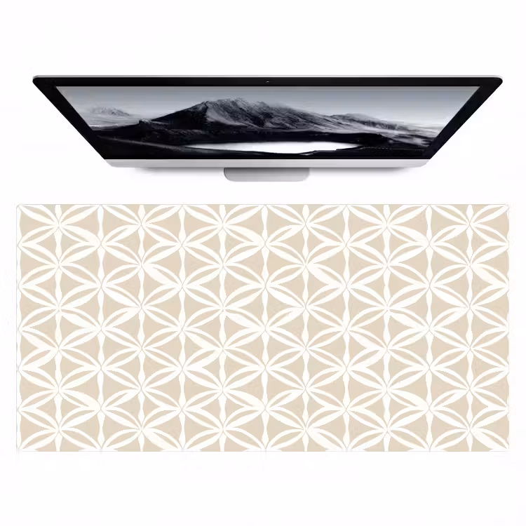 Bureau onderlegger - Motief - Modern - Beige — 1