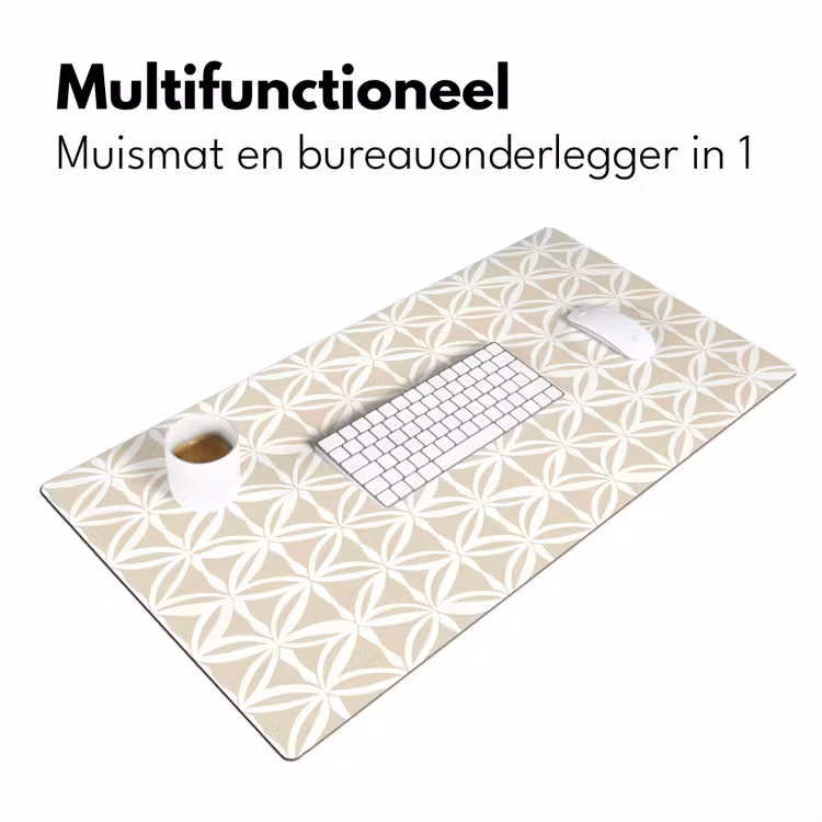 Bureau onderlegger - Motief - Modern - Beige — 7
