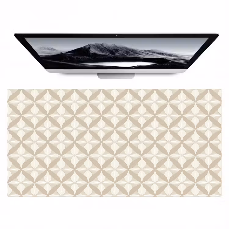 Bureau onderlegger - Patroon - Klassiek - Beige — 1