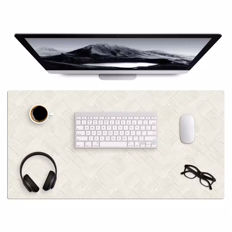 Bureau onderlegger - Textuur - Abstract - Beige — 4
