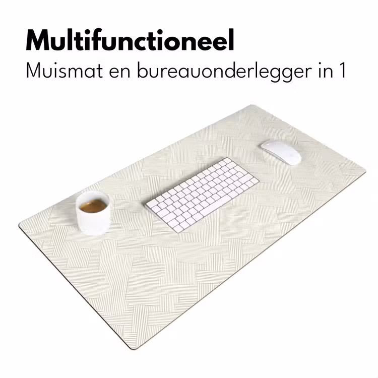 Bureau onderlegger - Textuur - Abstract - Beige — 7