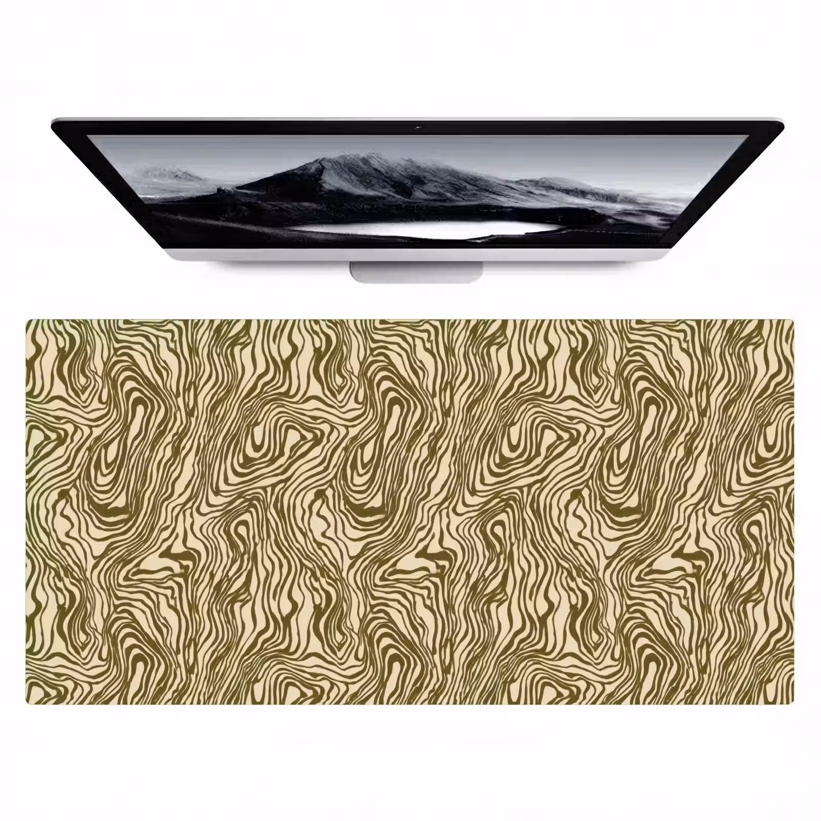 Bureau onderlegger - Abstract - Marmer - Groen — 1