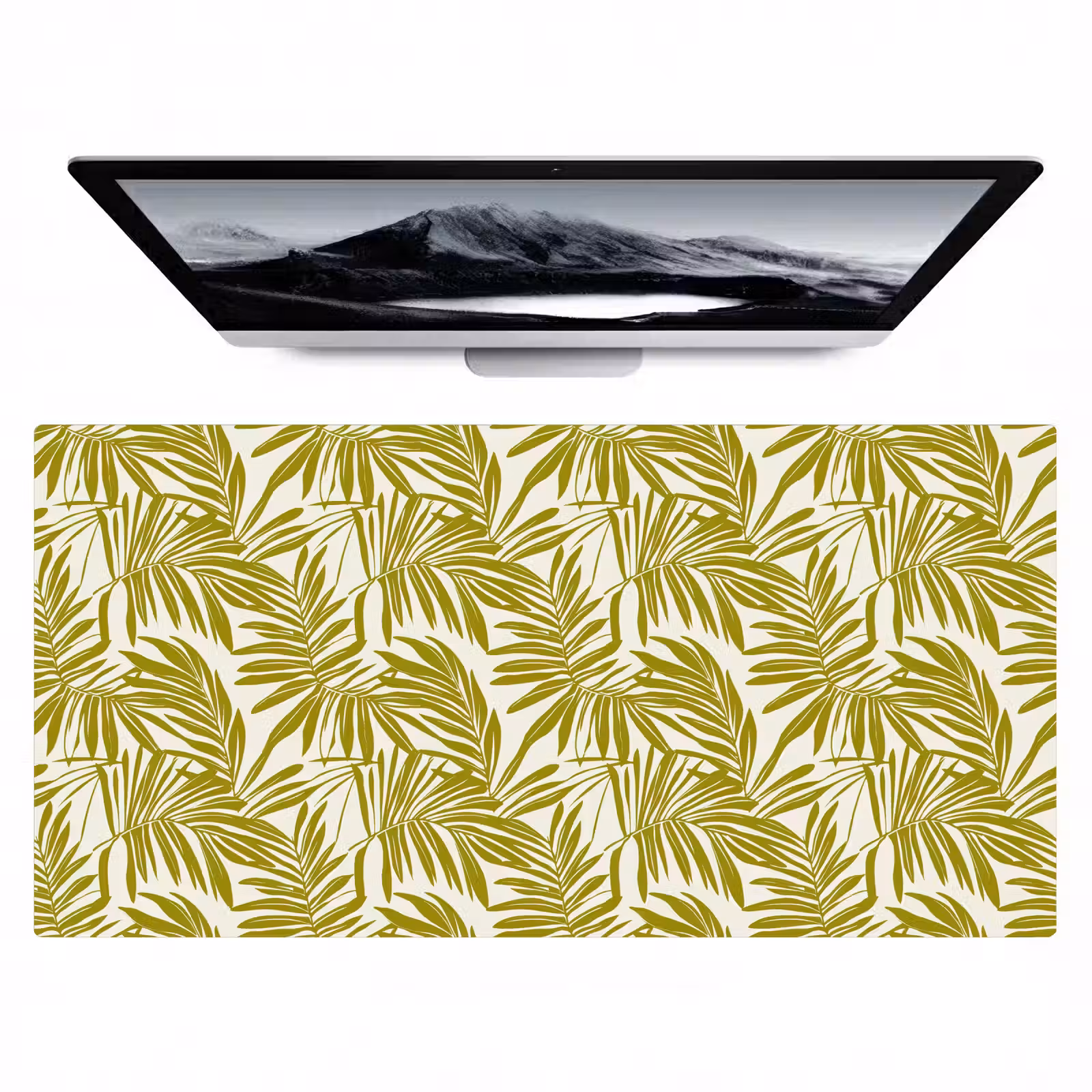 Bureau onderlegger - Palmblad - Patroon - Groen — 1