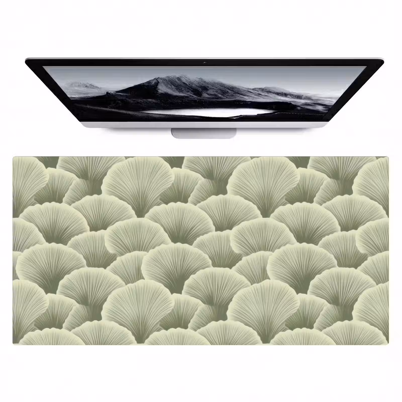 Bureau onderlegger - Waaier - Blad - Groen — 1
