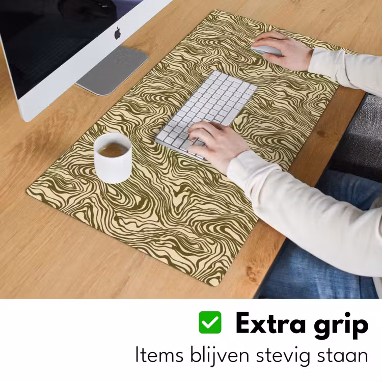 Bureau onderlegger - Abstract - Marmer - Groen — 6