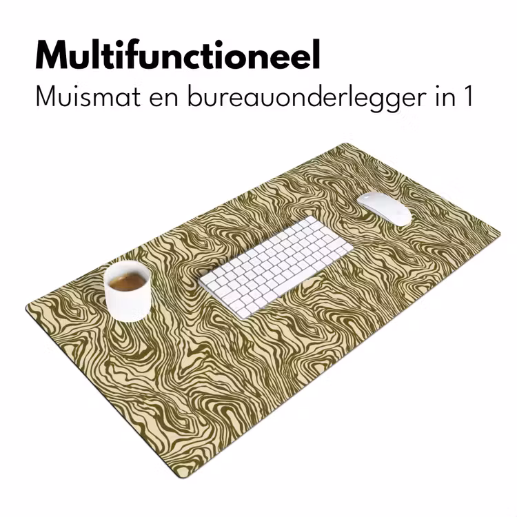 Bureau onderlegger - Abstract - Marmer - Groen — 7
