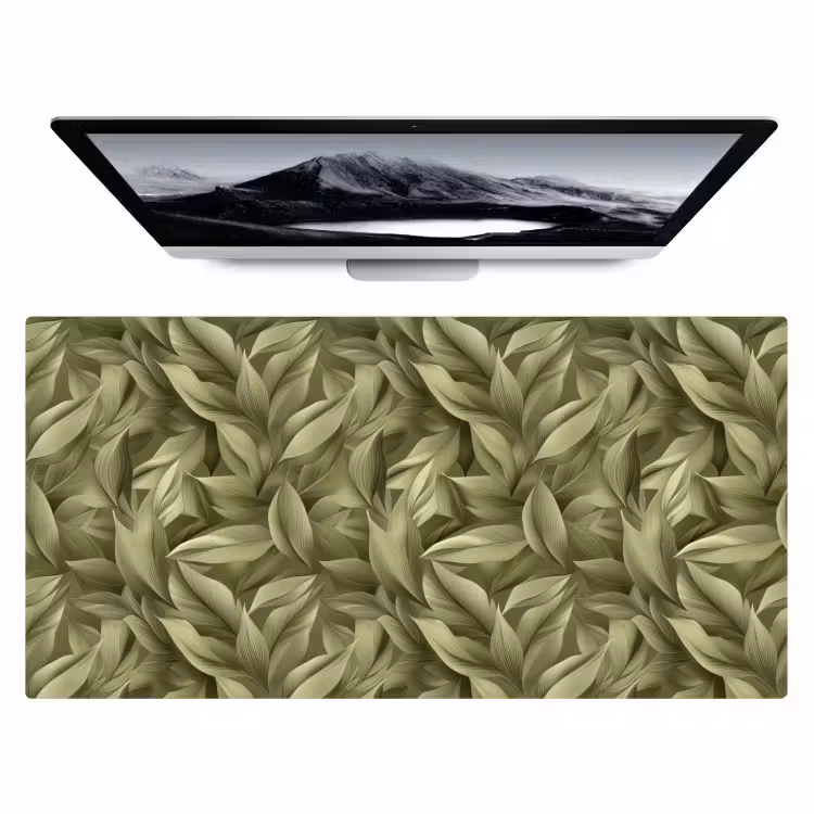 Bureau onderlegger - Bladeren - Modern - Groen — 1