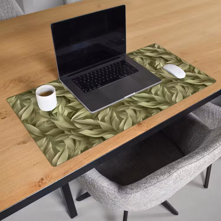 Bureau onderlegger - Bladeren - Modern - Groen — 3