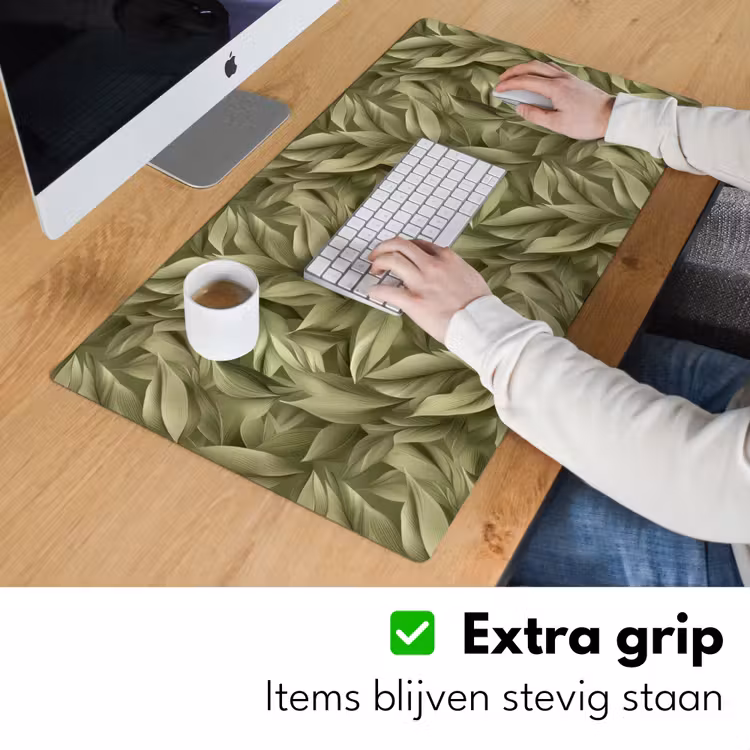 Bureau onderlegger - Bladeren - Modern - Groen — 6
