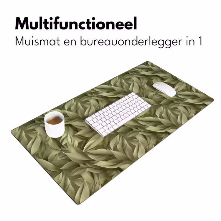 Bureau onderlegger - Bladeren - Modern - Groen — 7