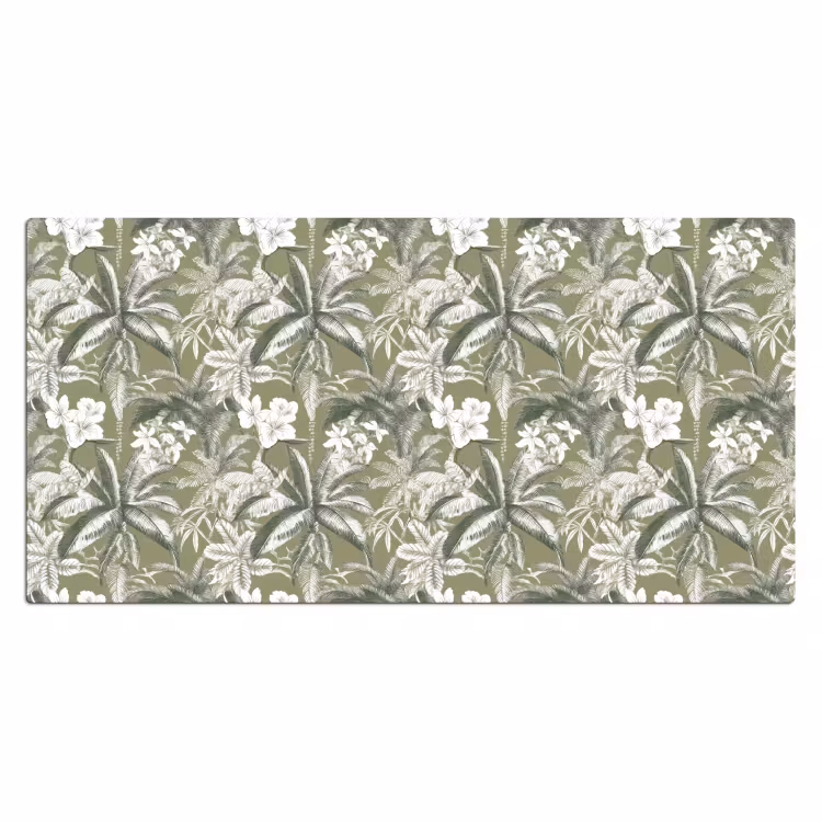 Bureau onderlegger - Botanisch - Bloemen - Groen — 2