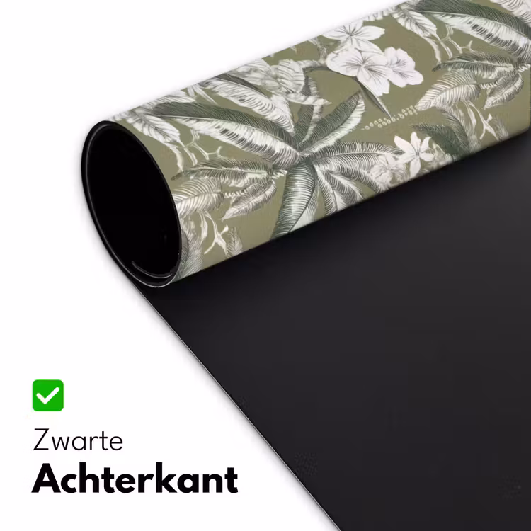 Bureau onderlegger - Botanisch - Bloemen - Groen — 5