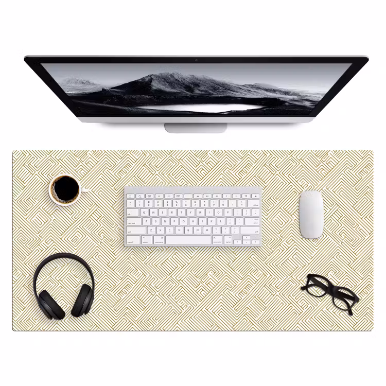 Bureau onderlegger - Geometrisch - Lijnen - Groen — 4