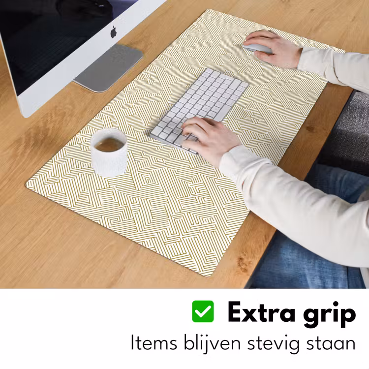 Bureau onderlegger - Geometrisch - Lijnen - Groen — 6