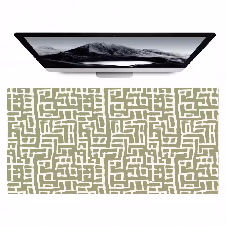 Bureau onderlegger - Grafisch - Patroon - Groen — 1