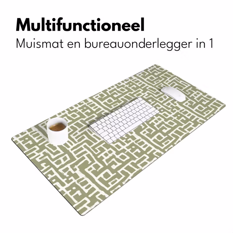 Bureau onderlegger - Grafisch - Patroon - Groen — 7