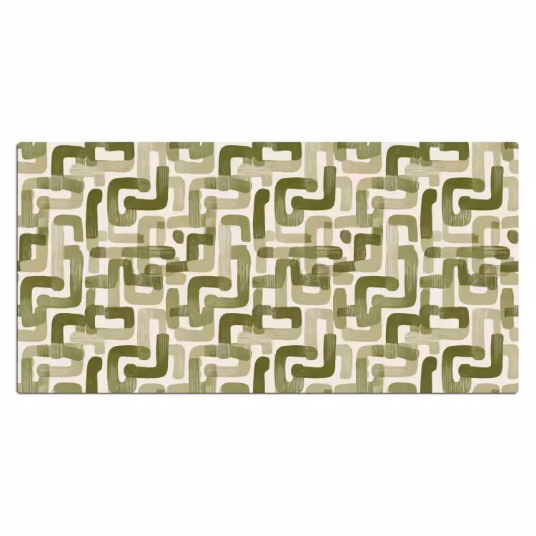 Bureau onderlegger - Modern - Grafisch - Groen — 2