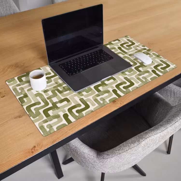 Bureau onderlegger - Modern - Grafisch - Groen — 3