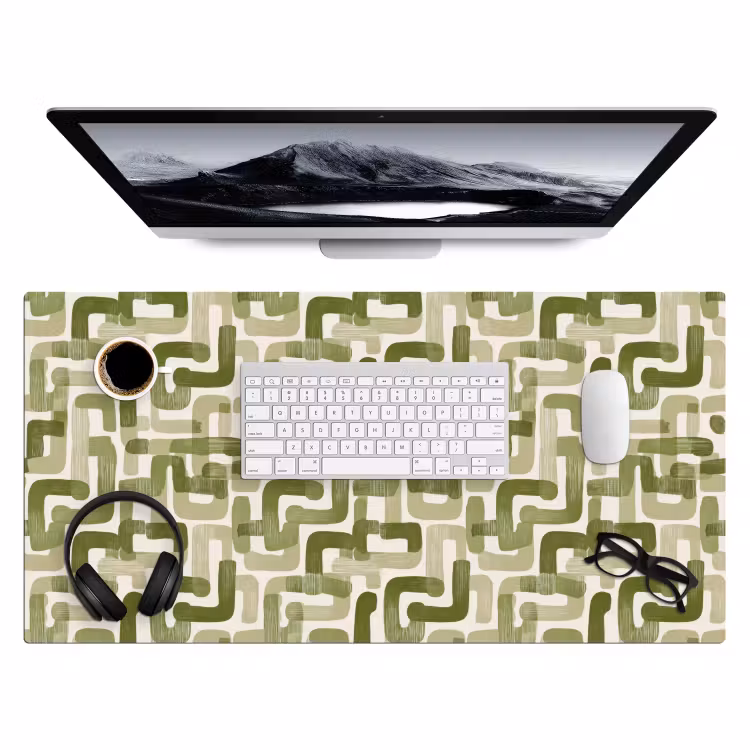 Bureau onderlegger - Modern - Grafisch - Groen — 4