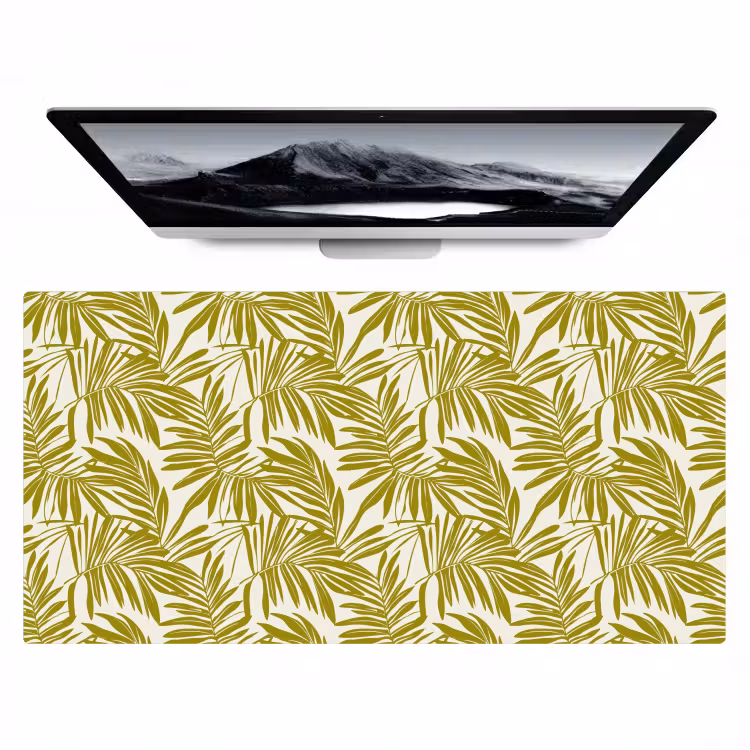 Bureau onderlegger - Palmblad - Patroon - Groen — 1