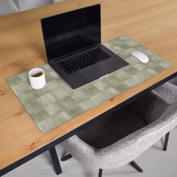 Bureau onderlegger - Vlakken - Rustiek - Groen — 3