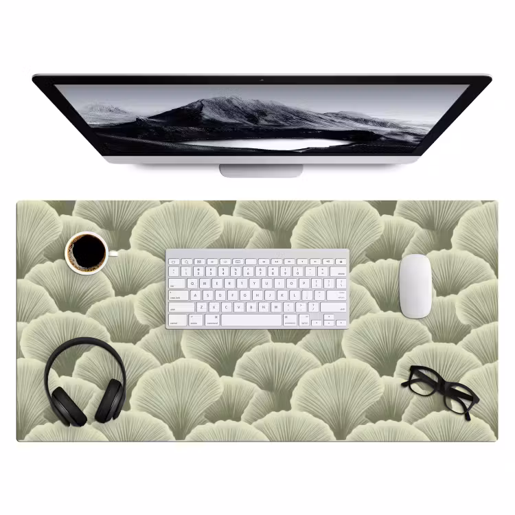 Bureau onderlegger - Waaier - Blad - Groen — 4
