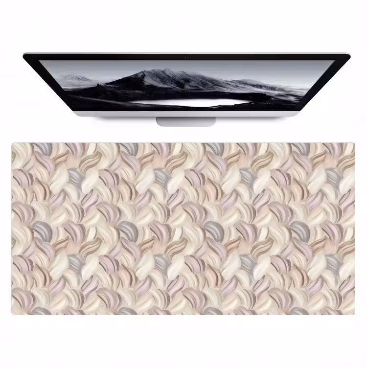 Bureau onderlegger - Abstract - Golvend - Pastel — 1