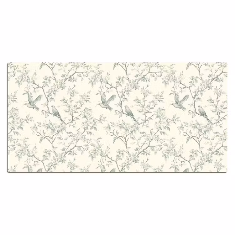 Bureau onderlegger - Klassiek - Vogels - Groen — 2