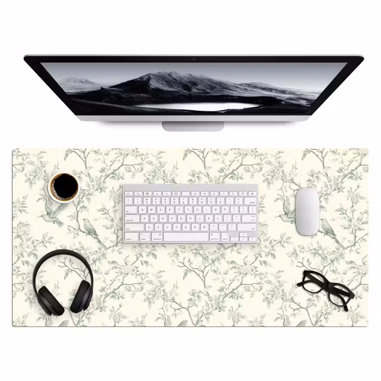 Bureau onderlegger - Klassiek - Vogels - Groen — 4