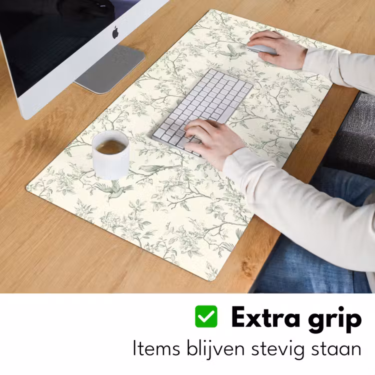 Bureau onderlegger - Klassiek - Vogels - Groen — 6