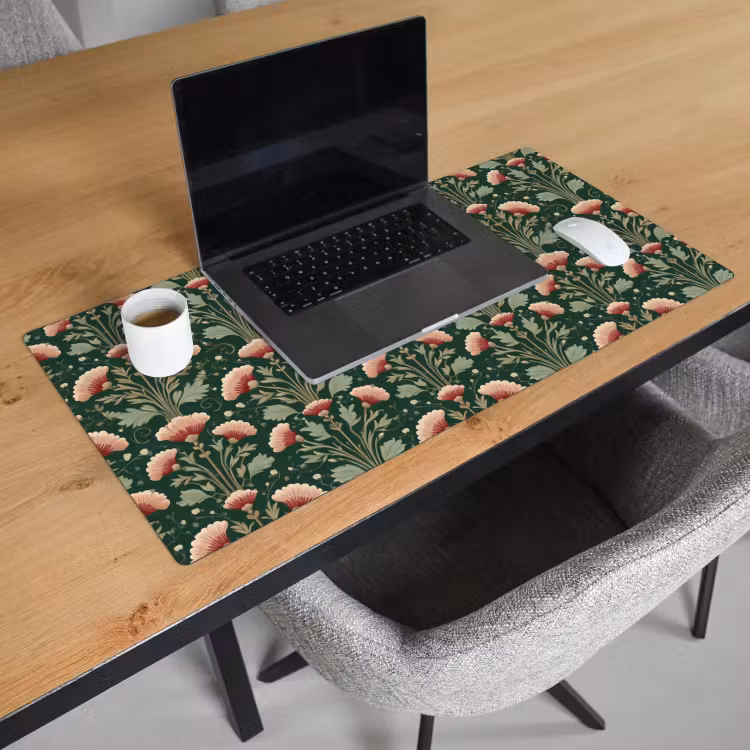 Bureau onderlegger - Patroon - Botanisch - Kleurrijk — 3