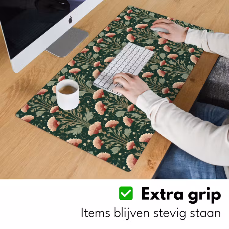 Bureau onderlegger - Patroon - Botanisch - Kleurrijk — 6