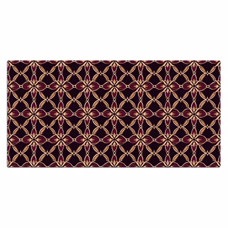 Bureau onderlegger - Symmetrisch - Tegel - Burgundy — 2